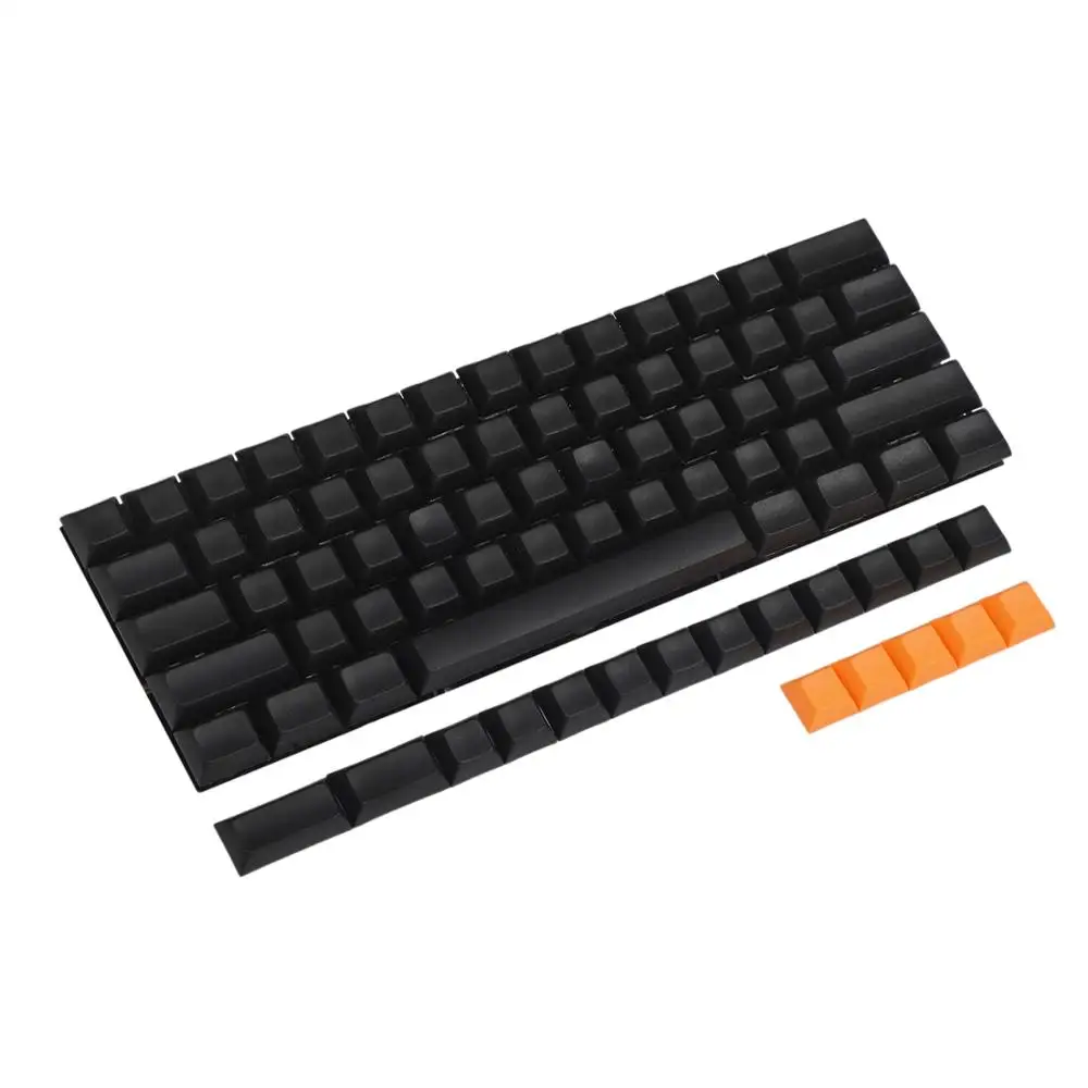 Фото Набор ключей YMDK DSA Profile Blank 61 64 68 ANSI, толстые колпачки PBT для механической клавиатуры Cherry MX GH60, XD64, GK64, Tada68, SP64 №1