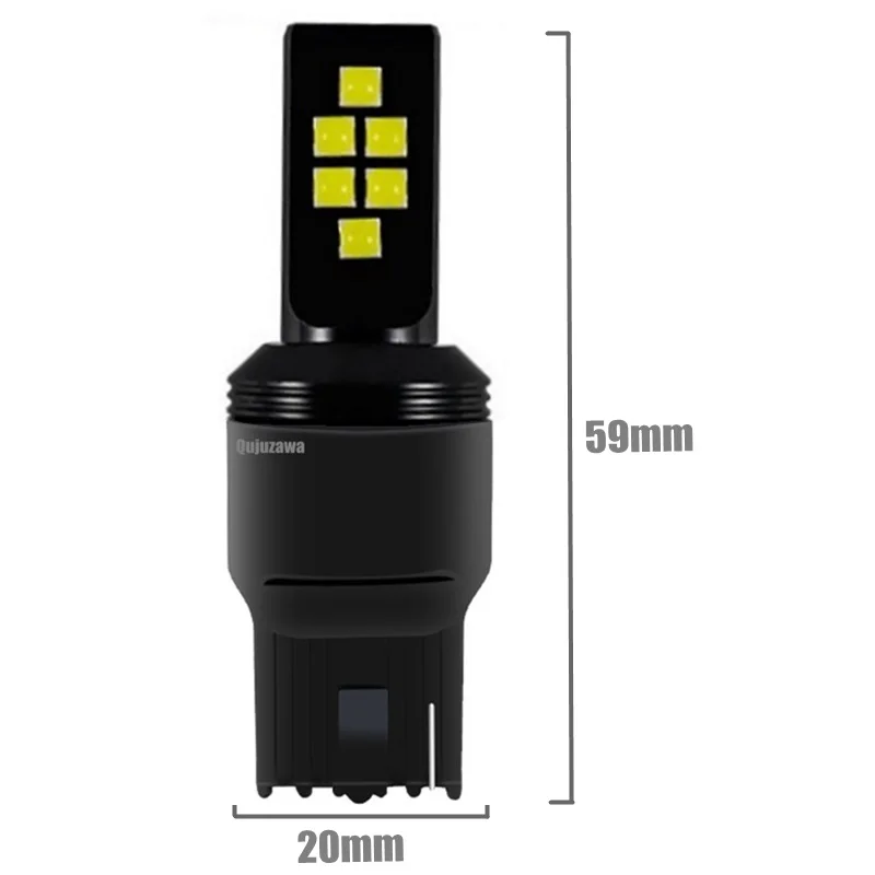 T20 7440 W21W WY21W 12 SMD CREE Chip LED Автомобильная Лампа заднего хода сигнал поворота авто