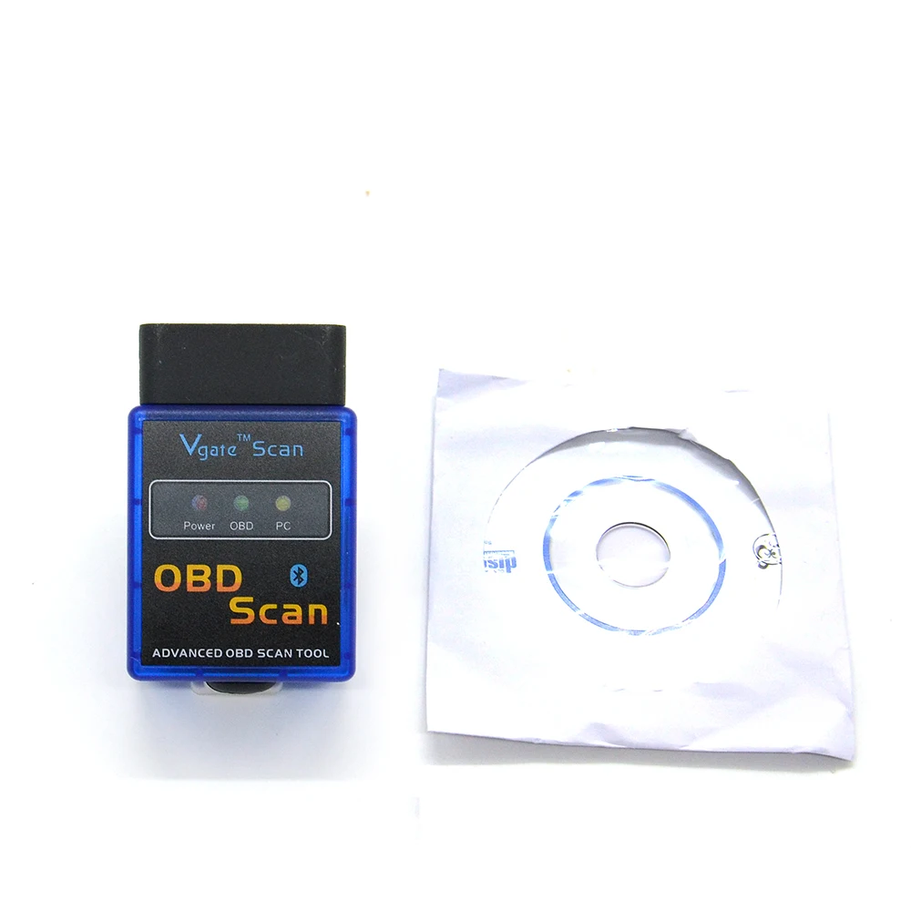 50 шт./лот горячий ELM327 Vgate Scan Advanced OBD2 Bluetooth сканер (Поддержка Android и Symbian) программное
