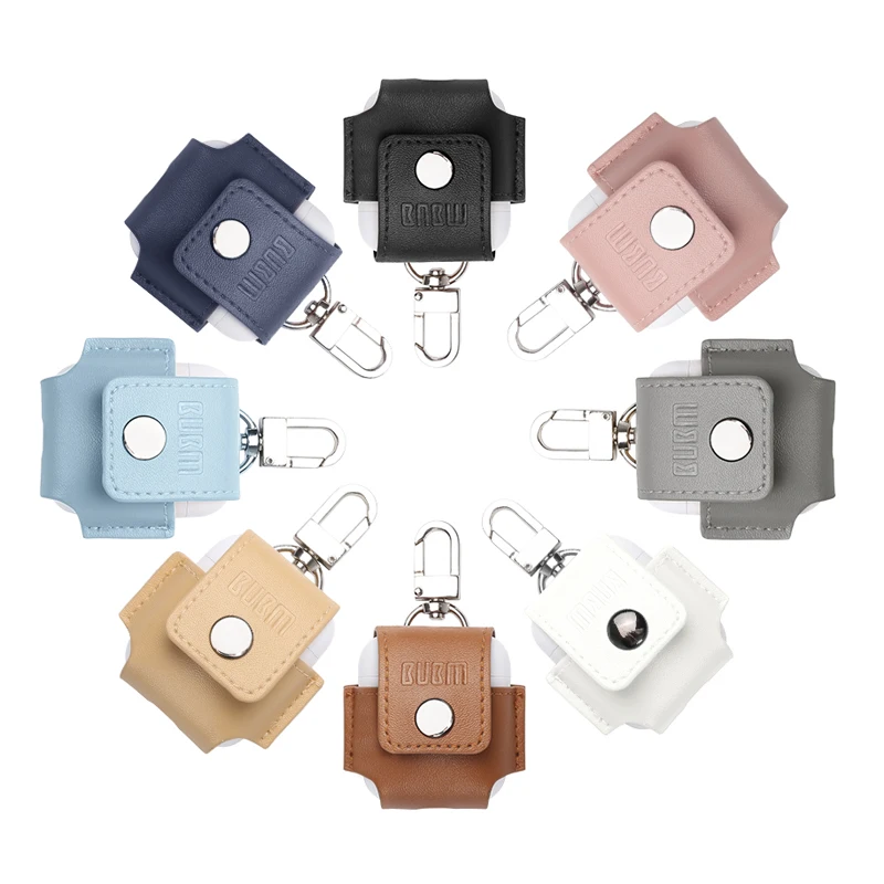 Сумка BUBM для Airpods портативная мини сумка из микрофибры наушников футляр карт