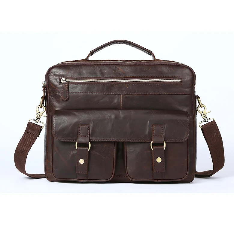 7120F4coffee Мужская сумка WESTAL, портфели из натуральной кожи, сумки через плечо, сумки-мессенджеры, кожаные сумки, сумки для ноутбука, сумки через плечо, мужские 7120 - Цвет: 7120F4coffee