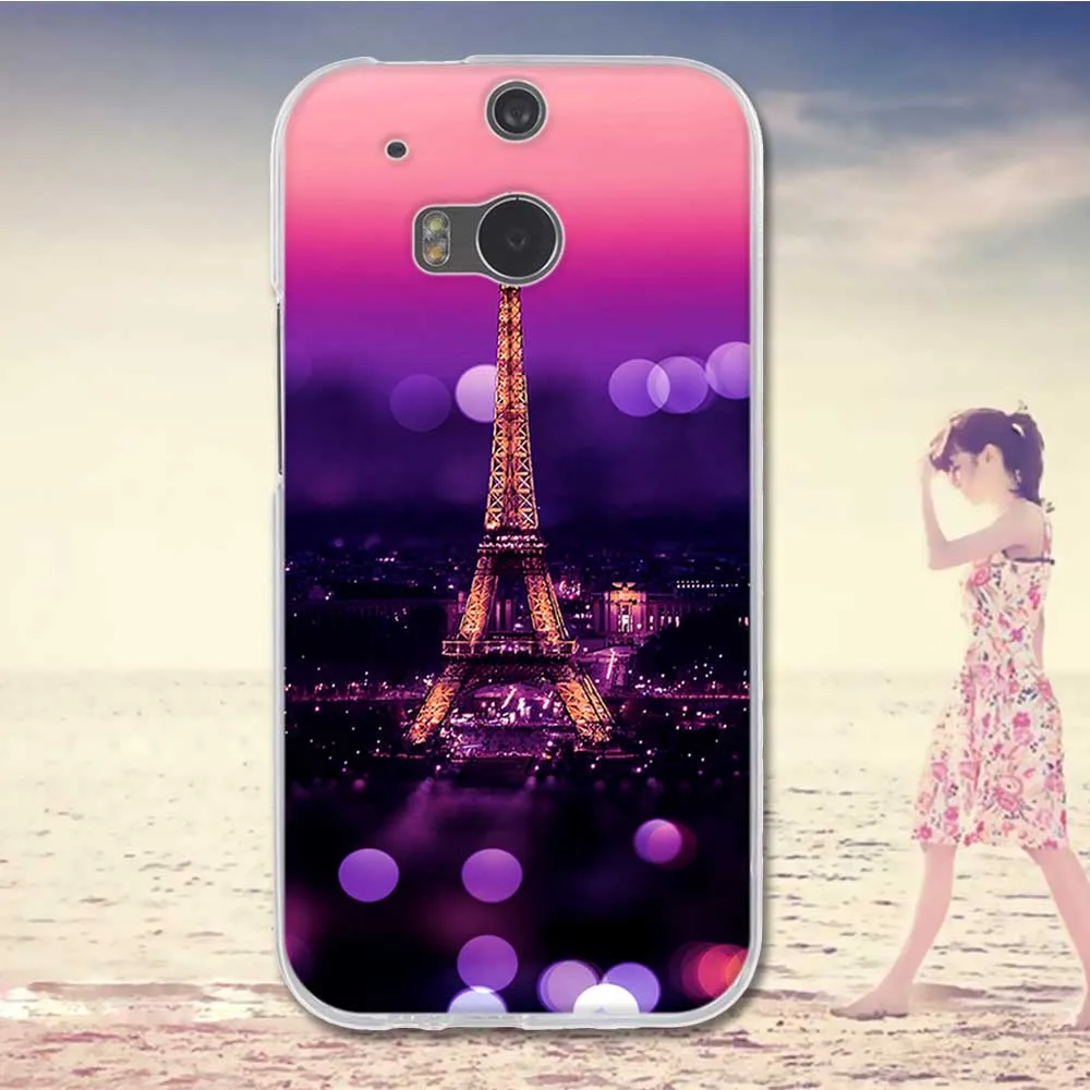 Luxury Case for HTC One M8 Soft Silicon Phone For M8S Cartoon TPU Pattern Full Protective Cover |