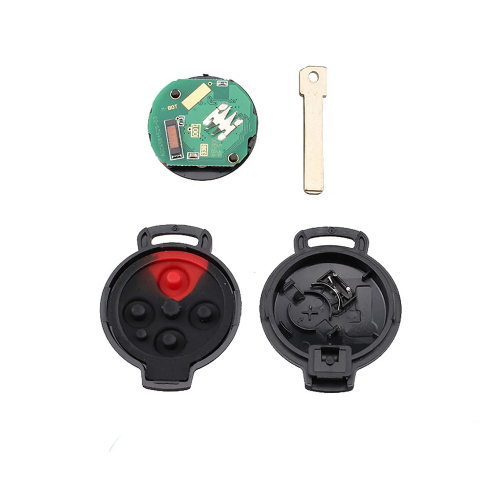 4 кнопки 315 МГц PCF7941 чип Замена дистанционного ключа Fob KR55WK45144 для Mercedes benz Smart Fortwo 2005