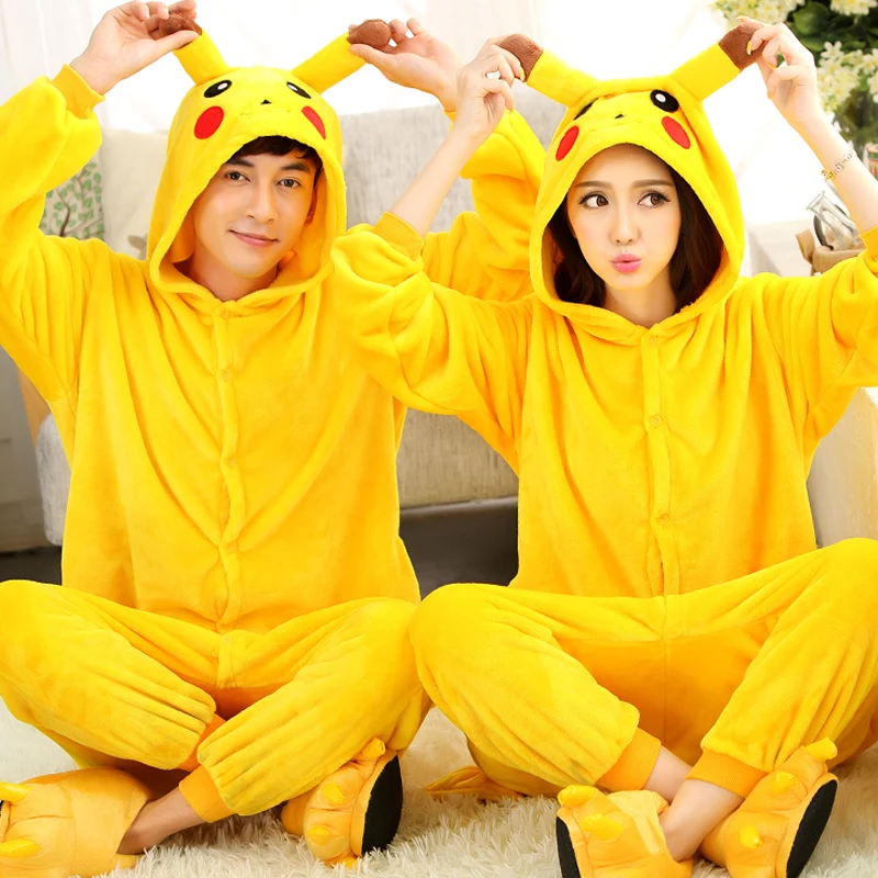 Для взрослых ash pokemon костюмы для косплея толстовки маскоты pijama женщин мужчин