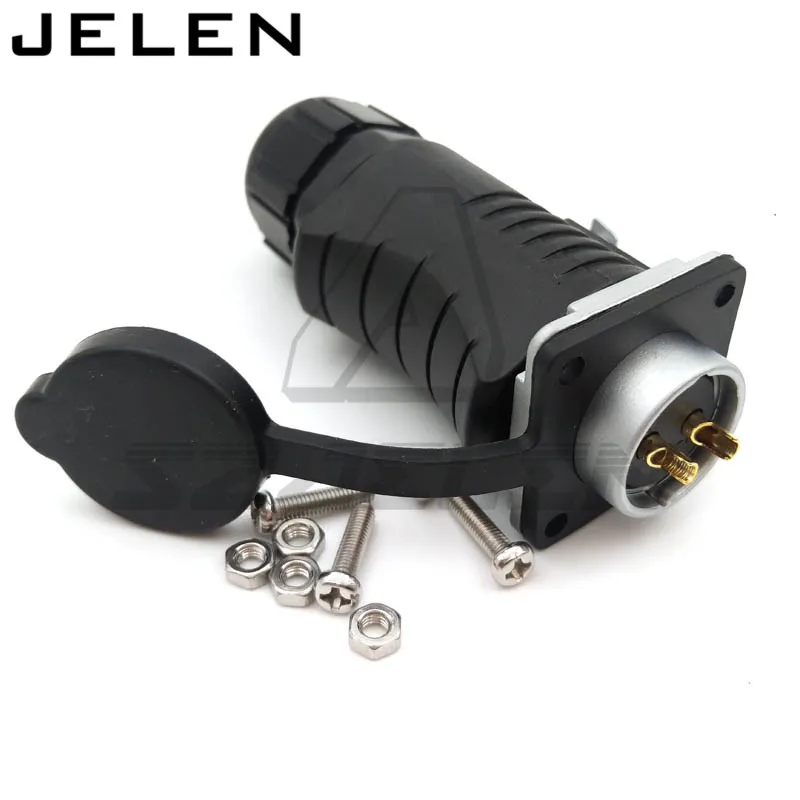 XHE20 IP67 2-контактные водонепроницаемые разъемы светодиодный разъем кабеля питания