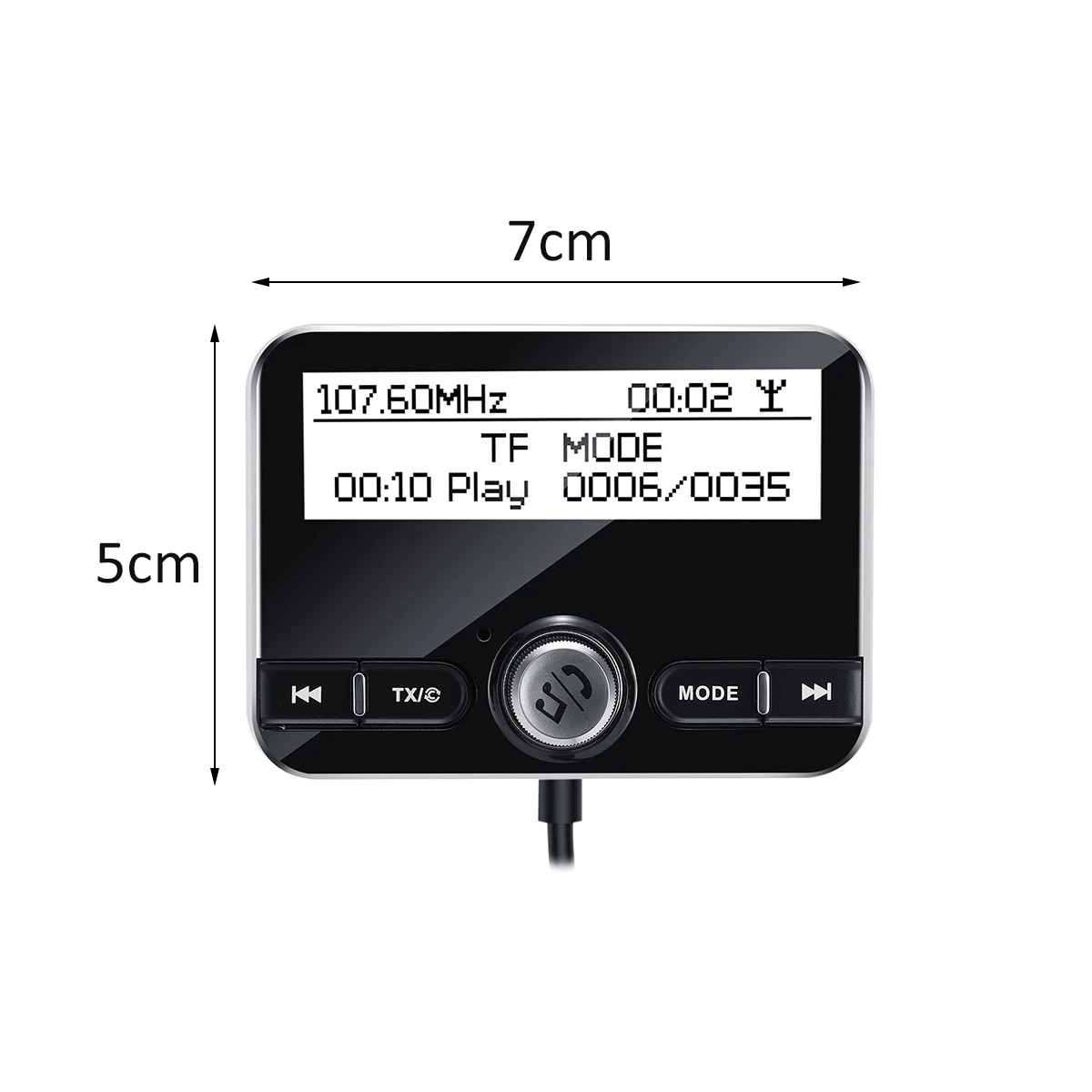 Автомобильный DAB радио приемник тюнер USB адаптер bluetooth передатчик TF/AUX антенна ЖК