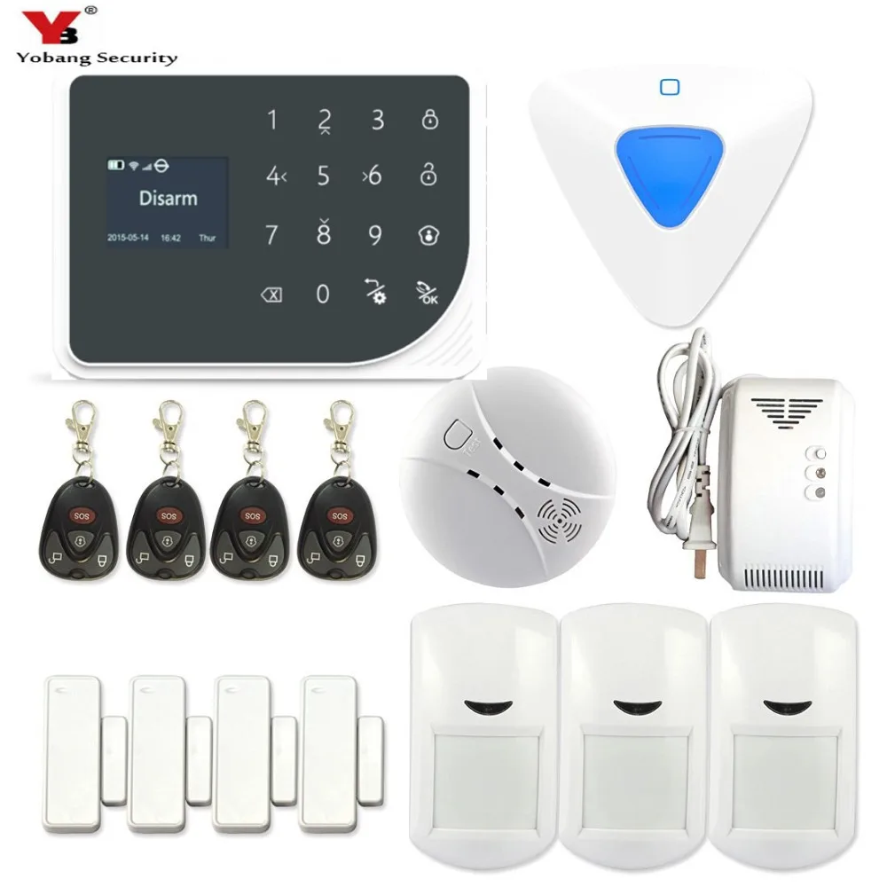 YoBang Безопасность GSM SMS домашняя безопасная система сигнализации IOS Android