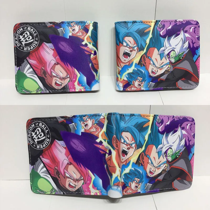 F Кошелек с рисунком Dragon Ball Z, кошелек из искусственной кожи с карманом для монет, сумки с держателем для карт для детей, подростков, мужчин и женщин, Короткие Кошельки - Цвет: F