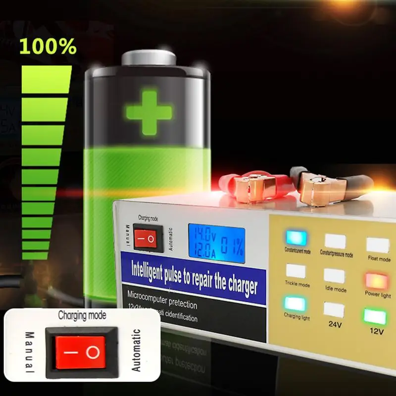 12 V/24 VLED дисплей зарядное устройство для мотоцикла полностью интеллектуальное