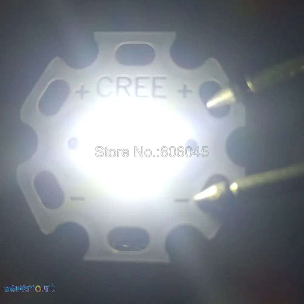 20 шт. Cree XTE XT-E 5 Вт высокое мощность светодиодный излучатель теплый белый, холодный белый, нейтральный белый и Королевский синий на 8 мм 12 мм 14 мм 16 мм 20 мм PCB