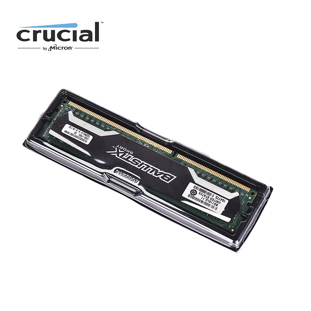 Crucial Ballistix Sport DDR3 4 Гб 1333 МГц 8G = 2x4 ГБ DDR3-1333 PC3-10600 CL9 1,5 V 240pin DIMM настольный компьютер