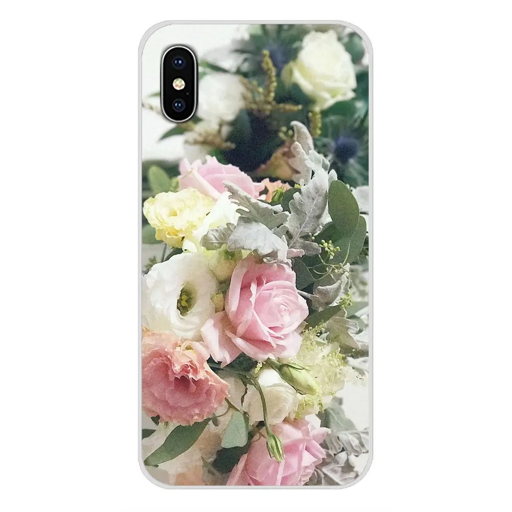 Чехол для телефона ручной работы с натуральными сушеными цветами Apple iPhone X XR XS MAX 4