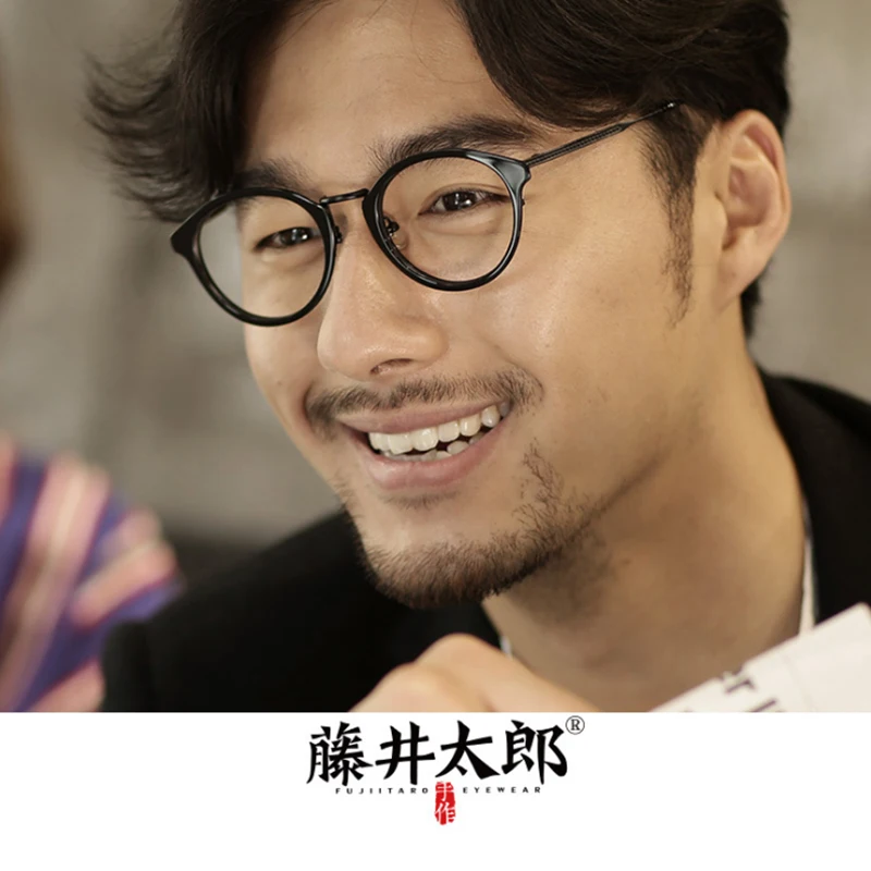 TARO FUJII Винтаж оправа для очков для мужчин и женщин рецепт компьютер оптические прозрачные линзы оправа для очков для мужчин FT2172