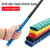 anti slip heat shrink tube for fishing rodracquetbicycle handlestripod diy 5 colors 1m 15182022252830354050mm