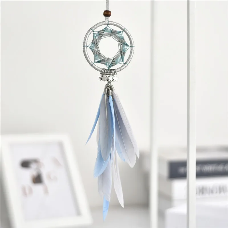 Dream Catchers автомобильный кулон Подвески ручной работы перо круглый Ловец снов