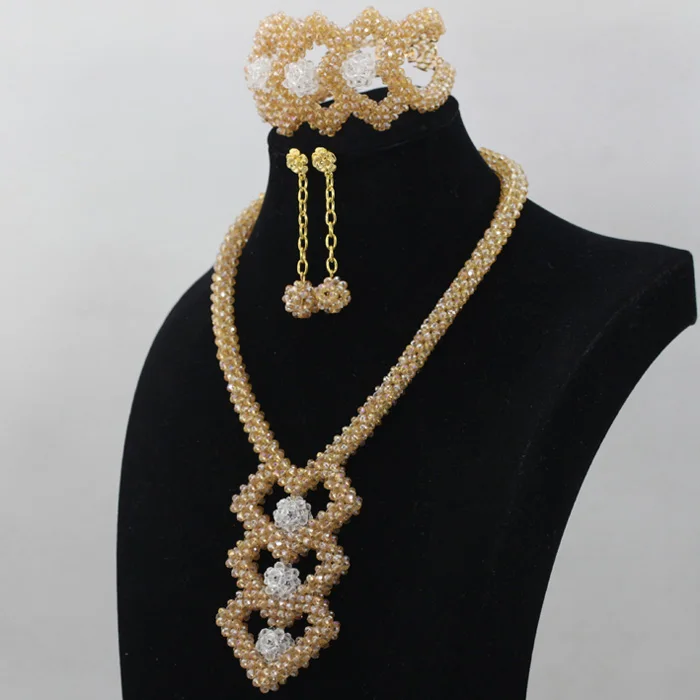 Новинка 2017 милый простой женский золотой кулон ожерелье набор модный индийский