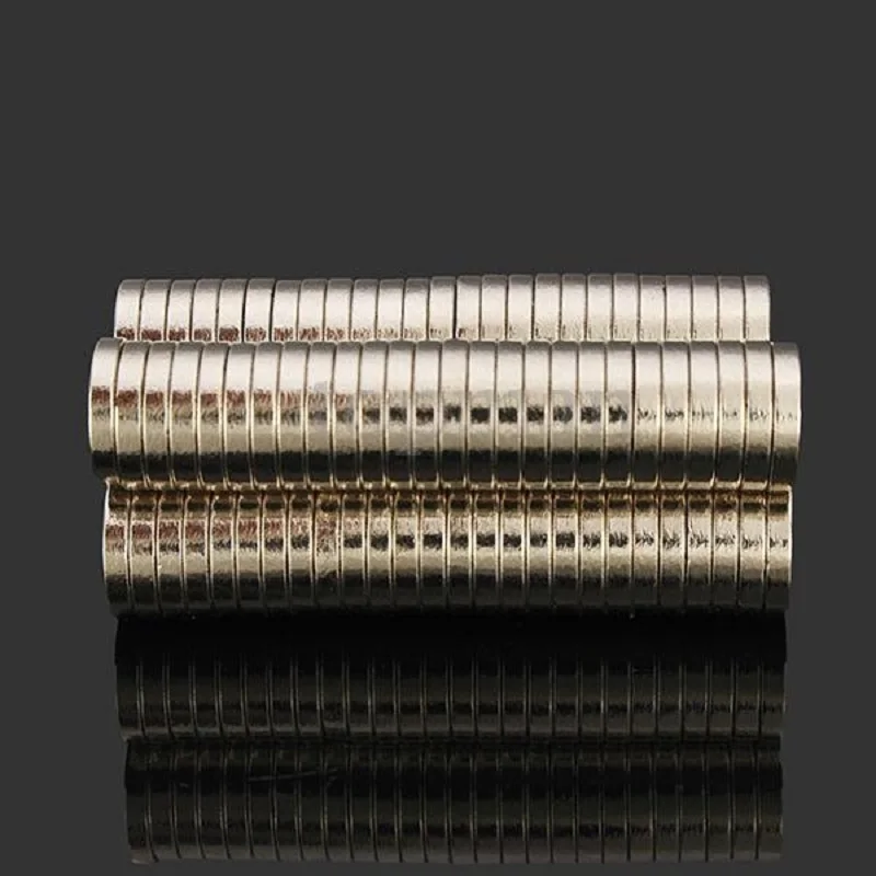 100pcs N52 NdFeB Super Strong Disc Magnets 10mm x 2mm Rare Earth Neodymium | Обустройство дома