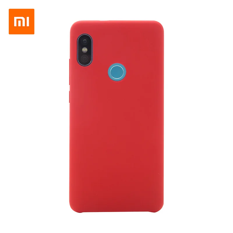 Официальный мягкий тонкий чехол-накладка для Xiaomi Redmi Note 5 Pro - Цвет: Red