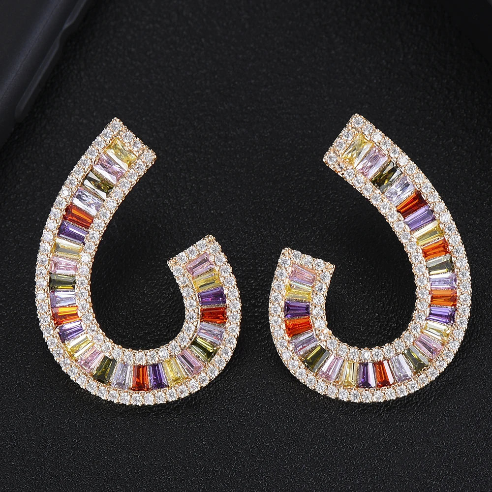 Missvikki красивый камень серьги гвоздики в рождественской тематике брендовые Новые