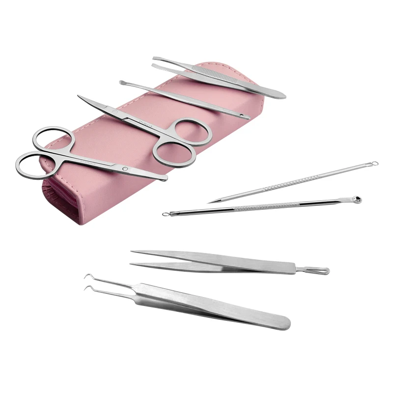 8 шт. набор инструментов для удаления чёрных точек на ногтях|scissors black|scissors 6comedone
