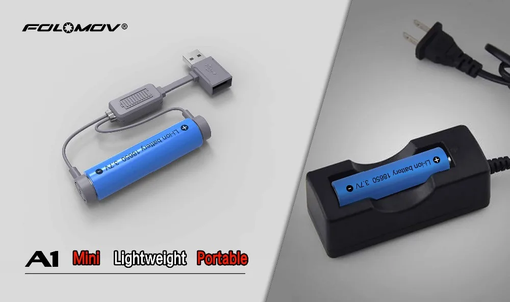 Портативный магнитный USB литий-ионный аккумулятор зарядное устройство FOLOMOV A1 с зарядкой/разрядкой POWER BANK funtion 1000mA DC5V легкий