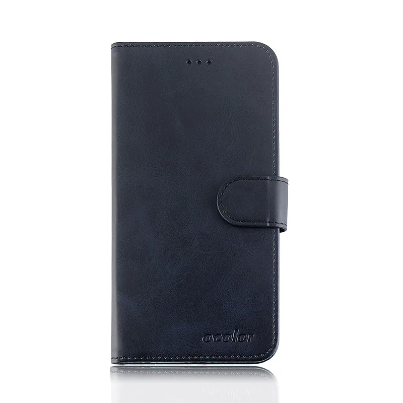Black Кожаный чехол для Ulefone Note 7, защитный чехол из искусственной кожи чехол с карманом для карт для Ulefone Note 7, чехол для телефона - Цвет: Black