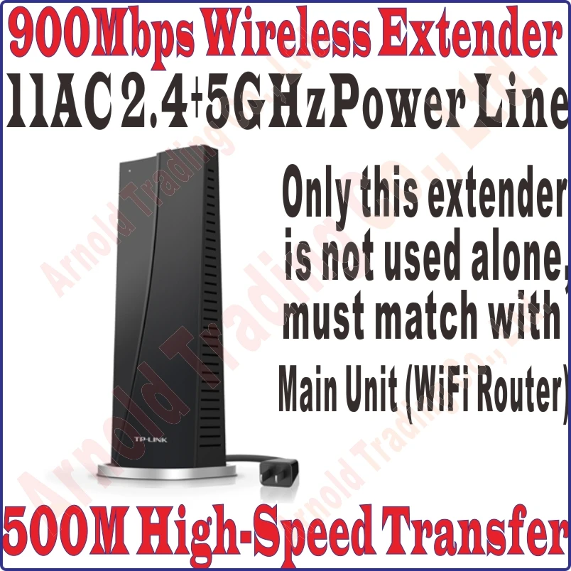 TP-Link AC900 Беспроводной Сетевой удлинитель с двумя диапазонами 900 - Цена: 5 376,52 руб.