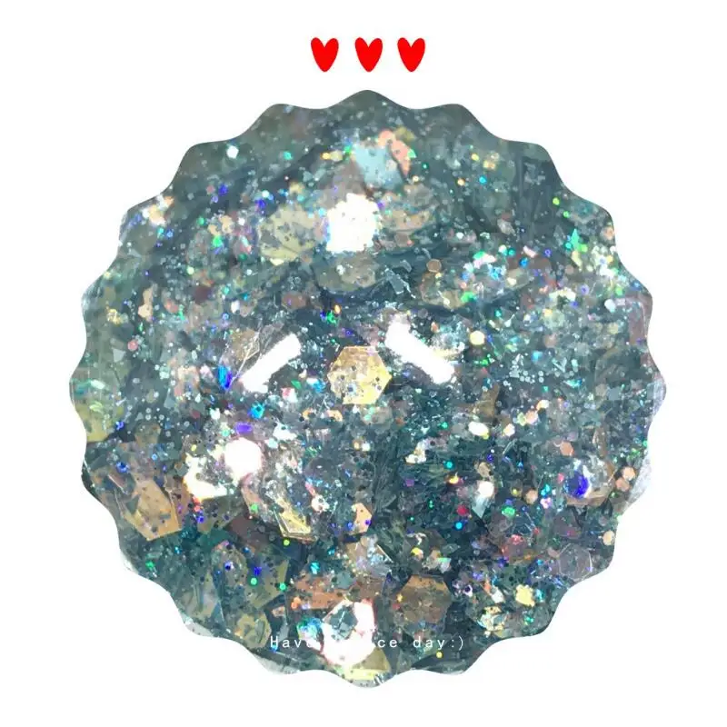 1 коробка блестящий Блестящий Порошок для ногтей лазерный маникюр дизайн