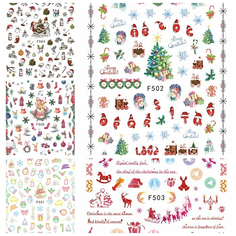 1 лист Счастливого Рождества элементы снеговик чулки X'mas дерево подарок теплый