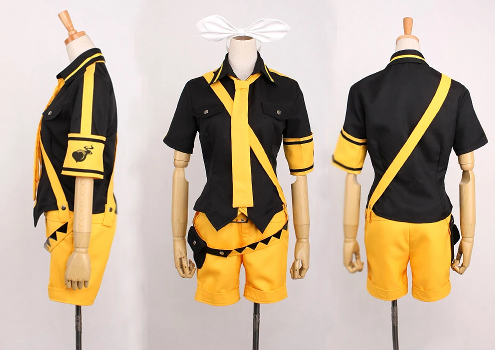 Supercell Koi ha sensou Vocaloid косплей кагамин Рин Косплей Костюм Хэллоуин|halloween costumes for