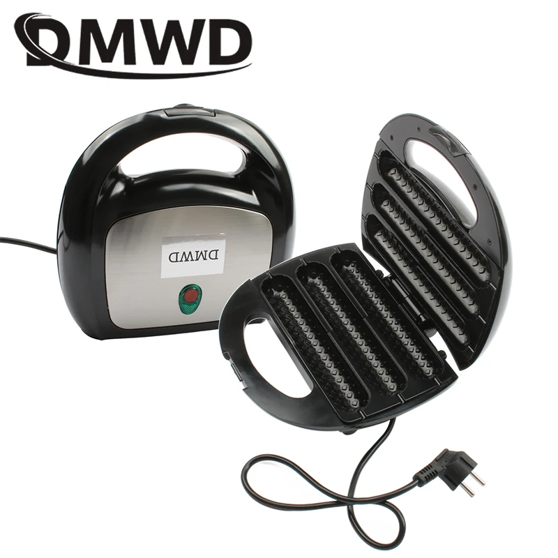 Электрический Хрустящие кукурузы хот дог чайник вафель мини Французский булочки