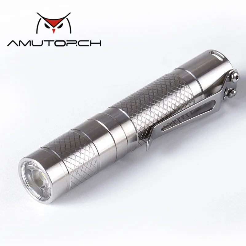 Новейший светодиодный фонарь Amu Cree XPG3 S3 маленький фонарик из нержавеющей стали EDC