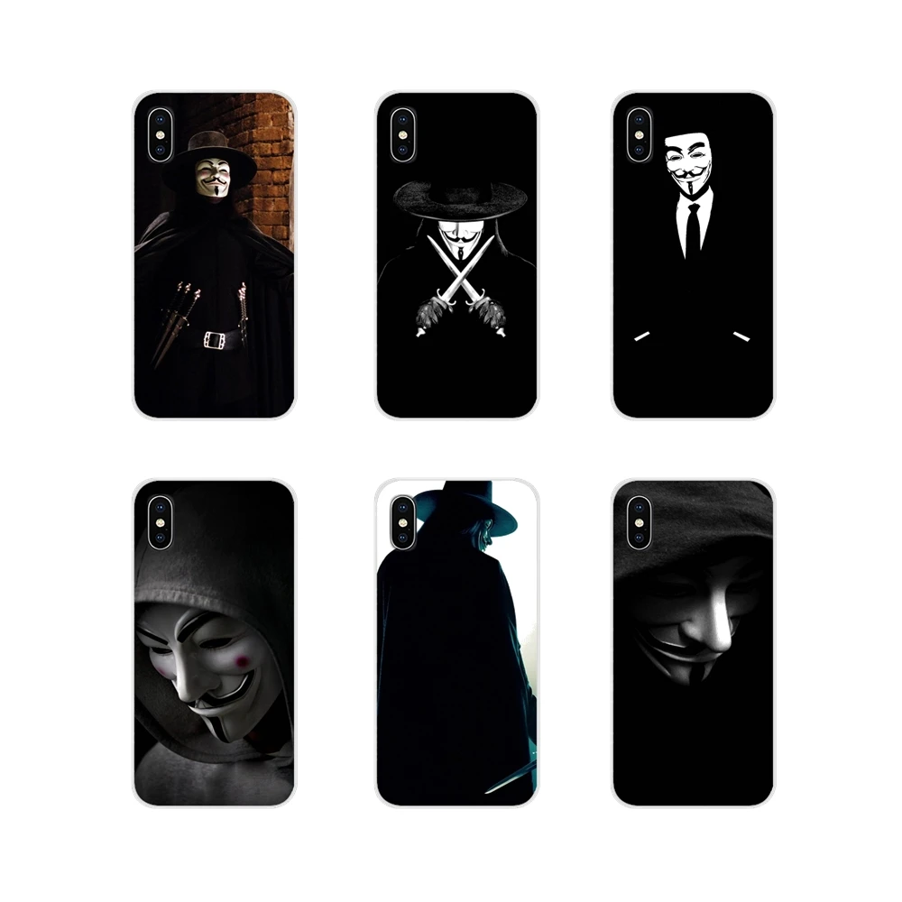 Аксессуары чехлы для телефонов Чехлы V Vendetta Маска Samsung Galaxy A3 A5 A7 A9 A8 Star A6 Plus 2018 2015 2016