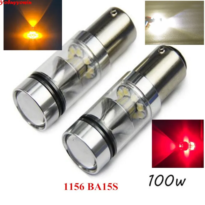 2 шт. Автомобильные светодиодные лампы 6000K 1156 BA15S P21W 7506 CREE Chips 100W|1156 ba15s p21w|ba15s p21w1156 |