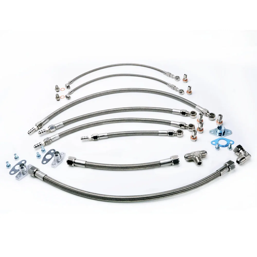 Кинугава Turbo Oil& Water Line Kit для Toyota 1JZ-GTE 2JZ-GTE/для hkss T3G/для garrett T25 Turbo