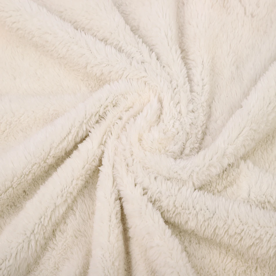 Пользовательский шаблон 3D печатных плюша с капюшоном Одеяло для взрослых малыш