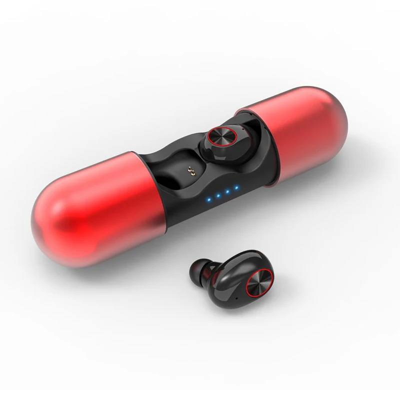 Мини TWS Super Bass Bluetooth 5 0 наушники беспроводные с двойным микрофоном для спорта ПК