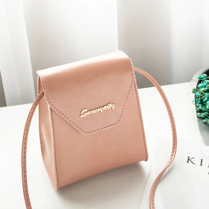 2018 Корейская версия простой женской сумки через плечо сумка ретро досуг масло