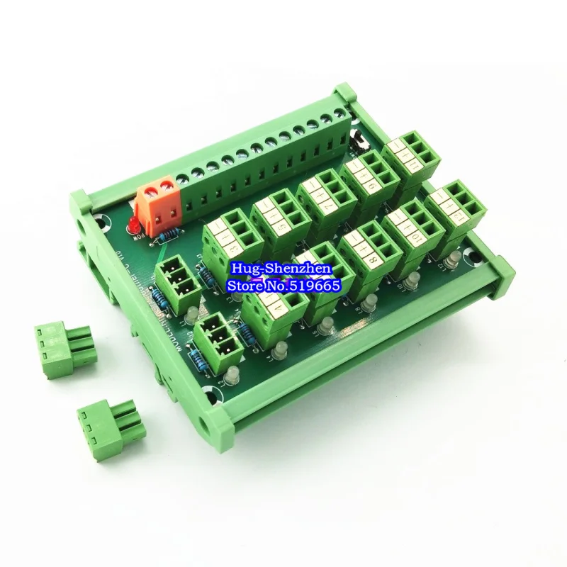 12-канальный датчик приближения PLC клеммный блок NPN/PNP совместимая карта захвата |