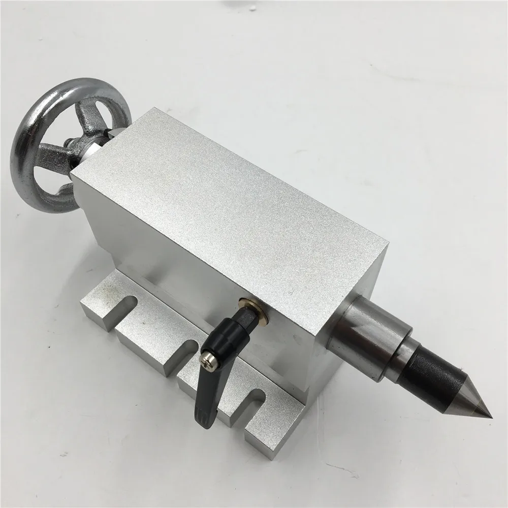 MT2 Morse Taper NO.2 Tailstock Shaft Tail Stock for Rotary Table CNC Router