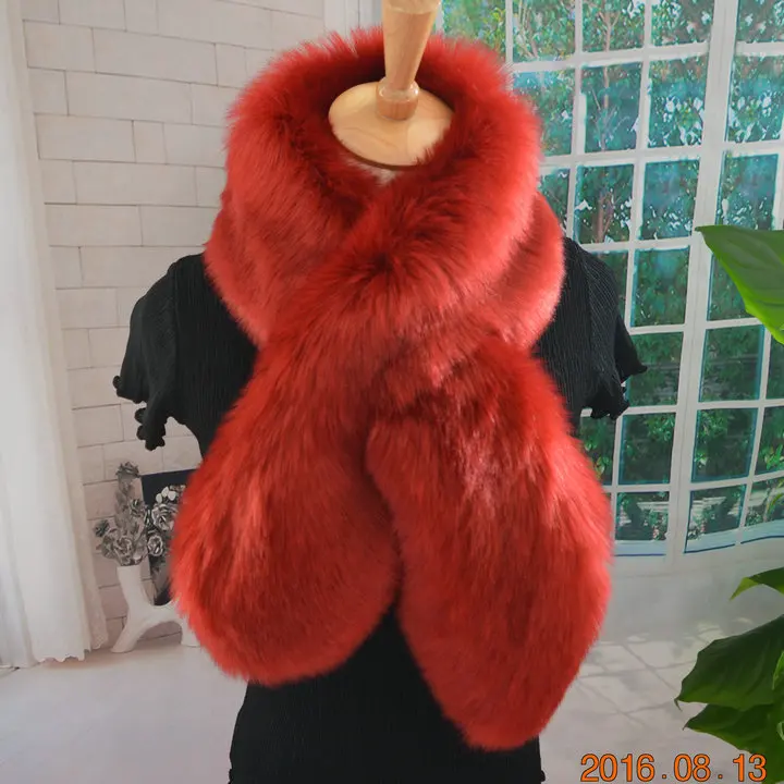 Новое поступление Искусственный шарф из меха кролика Рекс теплый роскошный