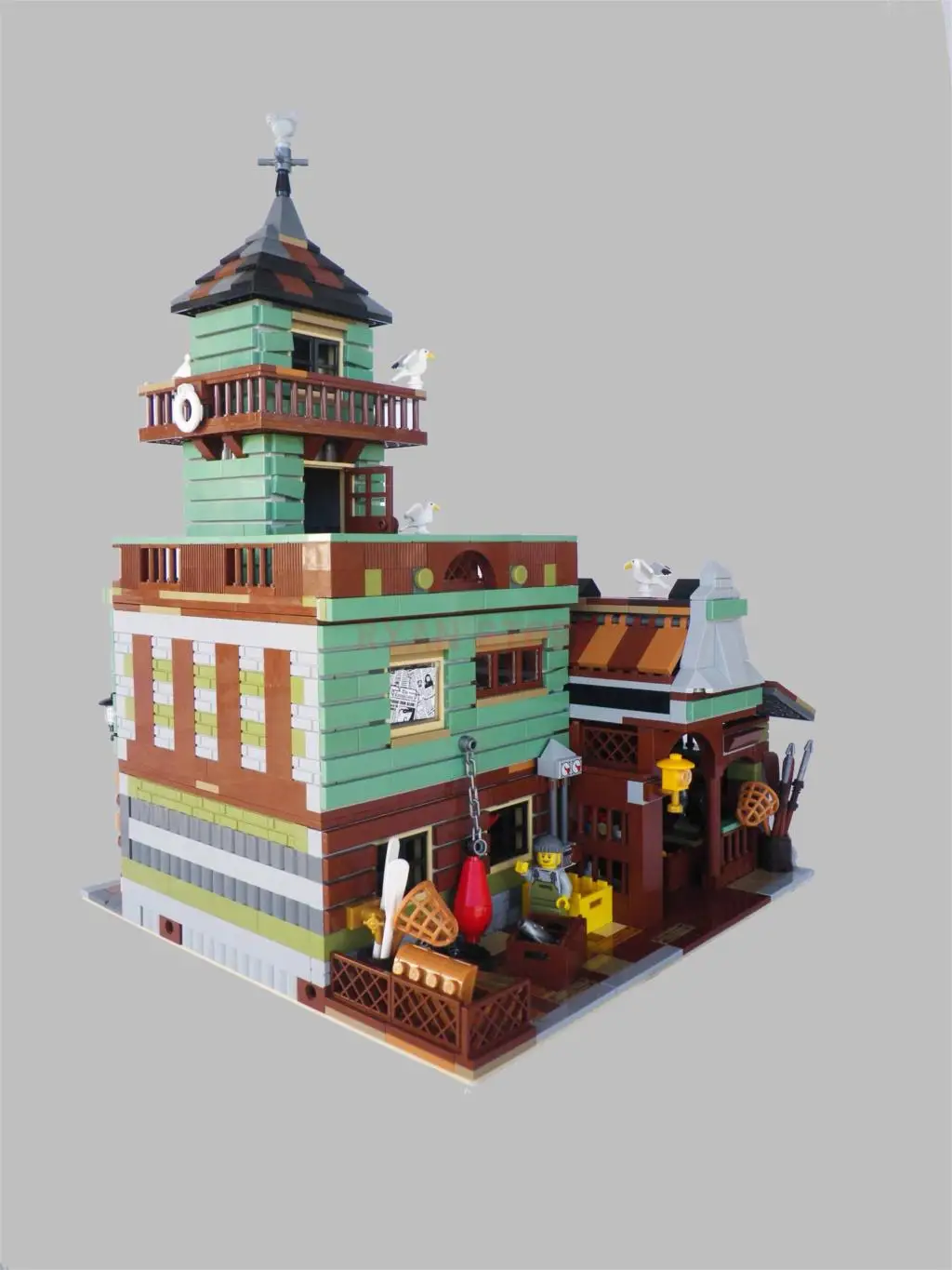 DIY светодиодный светильник LP 16050 MOC наборы старый отделочный набор магазина