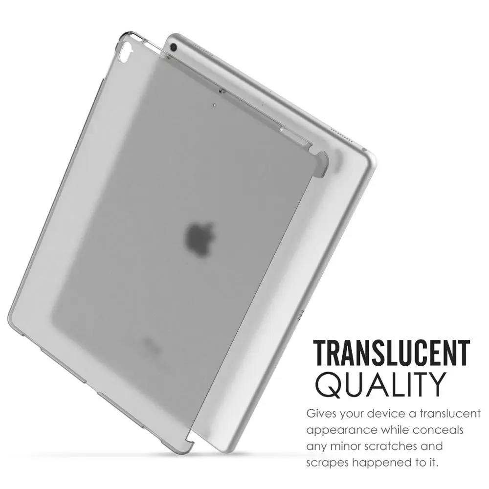 Чехол для iPad Pro 12 9 дюйма 2017 и 2015 прозрачный тонкий твердый пластиковый