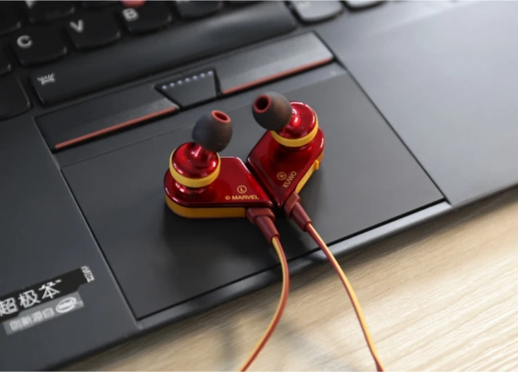 Беспроводные Bluetooth наушники iConstel K1 мстители Железный человек золотистые Hi Fi