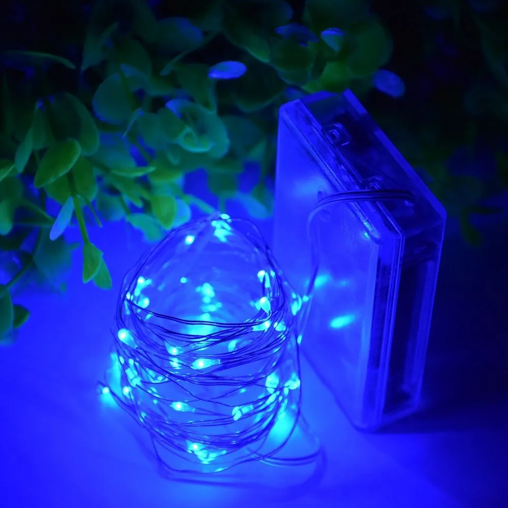 Светодиодная гирлянда Рождественские огни серебряная проволока 3 м 30 Led на