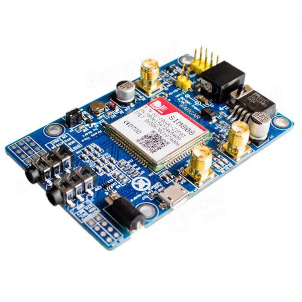 SIM808 модуль GSM GPRS плата GPS IPX SMA с GPS-антенной для ARDUINO Raspberry Pi Поддержка 2G 3G 4G SIM-карты |