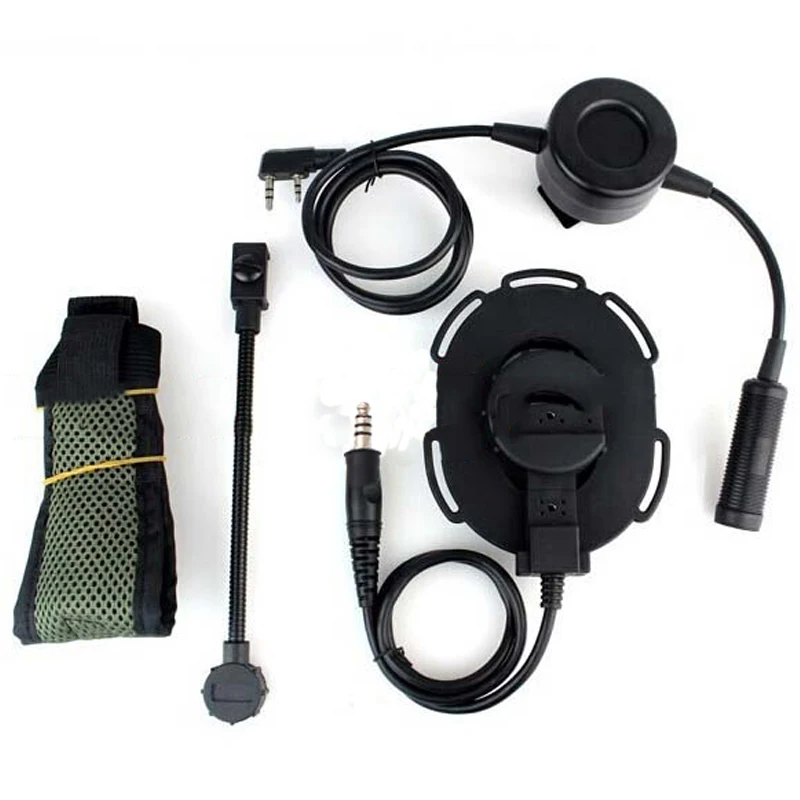 HD03 Z Тактический Bowman Elite II Гарнитура с водонепроницаемым PTT для BaoFeng UV 5R B5 B6 DM TYT TH