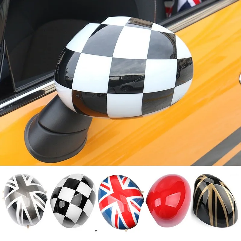 ABS автомобильное зеркало заднего вида крышка украшения Наклейка для Mini Cooper F55 Hardtop