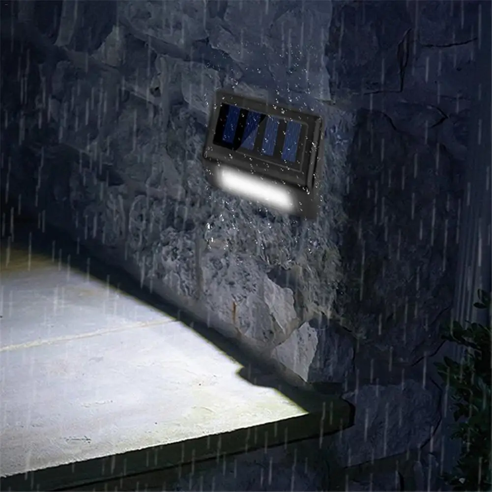 2 шт./лот 3 LED Солнечный Свет Лестницы водонепроницаемый из нержавеющей стали путь