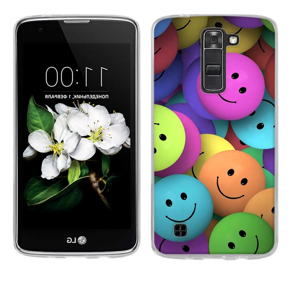 For LG K7 X210 X210DS MS330 Cases Luxury Painted Soft Back Cover Shell Coque Funda for Tribute 5 LS675 Phone Bag | Мобильные